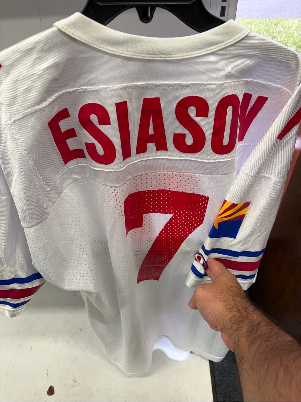 VINTAGE QB Boomer Esiason NFL Arizona cardinals Jersey